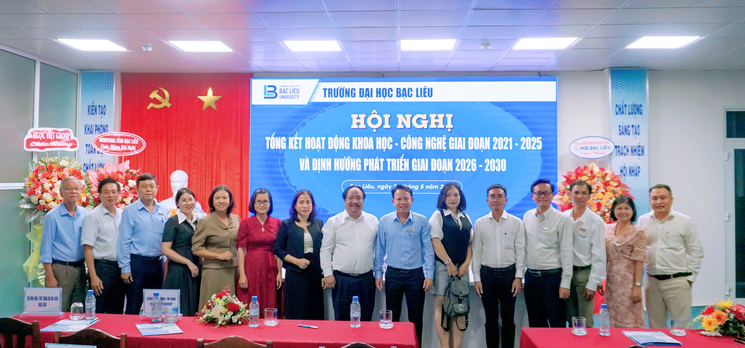 Trường Đại học Bạc Liêu tổ chức hội nghị tổng kết hoạt động khoa học – công nghệ giai đoạn 2021 – 2025 và định hướng phát triển giai đoạn 2026 – 2030